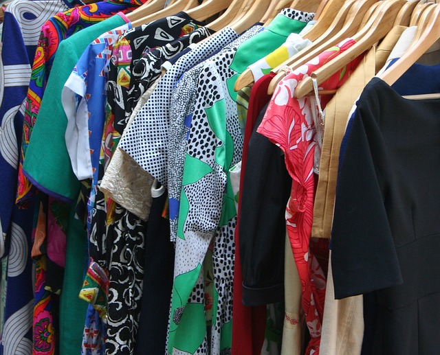 Climate Controlled units for clothing storage photo of dresses on hangers