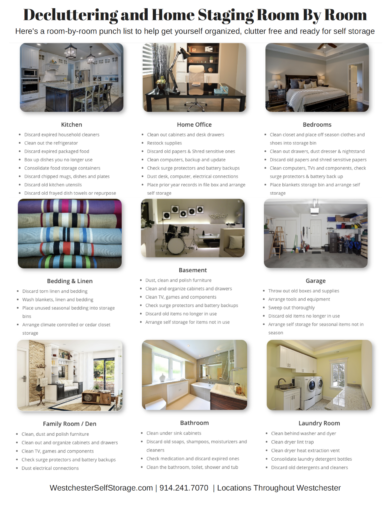 Decluttering and Home Staging Solutions at Tarrytown Self Storage